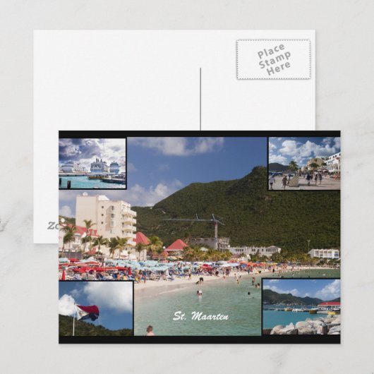 Carte Postale St. Maarten (Devant / Derrière)