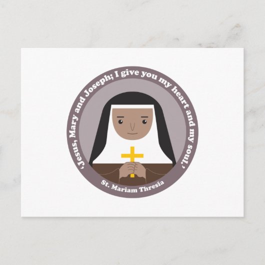 Carte Postale St. Mariam Thresia (Devant)