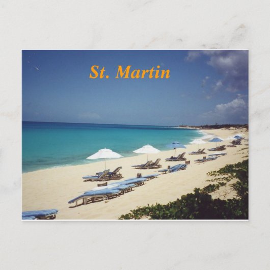 Carte postale St. Martin (Devant)