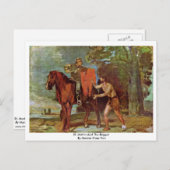 Carte Postale St Martin Et Le Mendiant Par Marées Hans Von (Devant / Derrière)