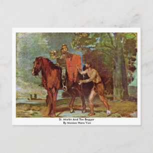 Carte Postale St Martin Et Le Mendiant Par Marées Hans Von