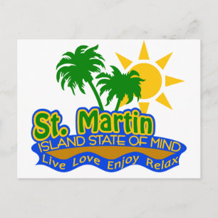 Carte postale St. Martin State of Mind