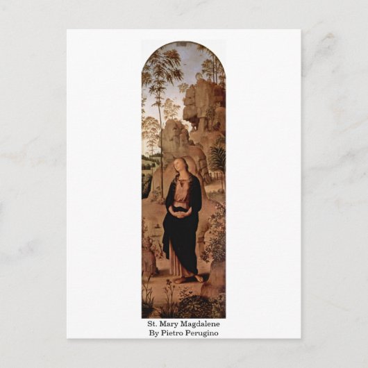 Carte Postale St Mary Magdalene Par Pietro Perugino (Devant)