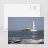 Carte Postale St Mary's Lighthouse, Whitley Bay Post Card (Devant / Derrière)
