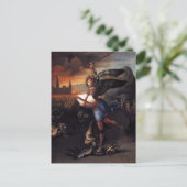 Carte postale St Michael & Dragon Raphael (Debout devant)