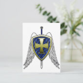 Carte Postale St Michael - Dragon Scale Shield (Debout devant)