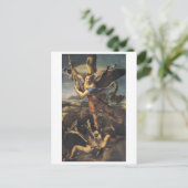 Carte Postale St. Michael écrasant le démon, 1518 (Debout devant)