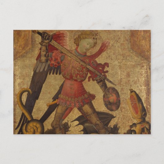 Carte Postale St Michael et le dragon (Devant)