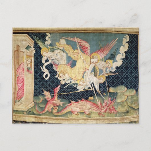 Carte Postale St. Michael et ses anges combattent le dragon (Devant)