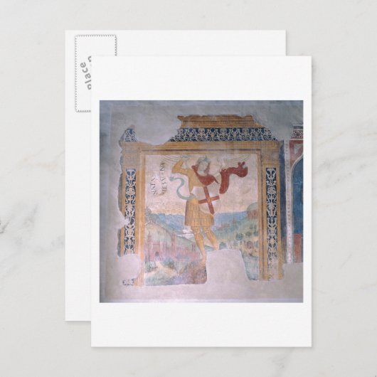 Carte Postale St. Michael (fresque) (Devant / Derrière)