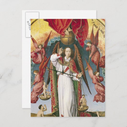 Carte Postale St. Michael Peser les âmes (Devant / Derrière)