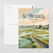Carte Postale St. Michaels Maryland (Devant / Derrière)