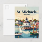 Carte Postale St. Michaels Maryland (Devant / Derrière)