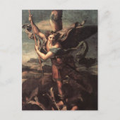 Carte Postale St Micheal et le diable (Devant)