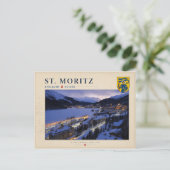 Carte Postale St. Moritz, Engadin - Suisse (Debout devant)