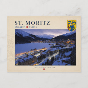Carte Postale St. Moritz, Engadin - Suisse