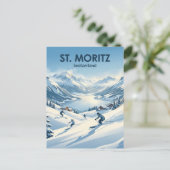 Carte Postale St. Moritz Suisse (Debout devant)