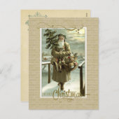 Carte postale St Nick Christmas Reproduction Vinta (Devant / Derrière)