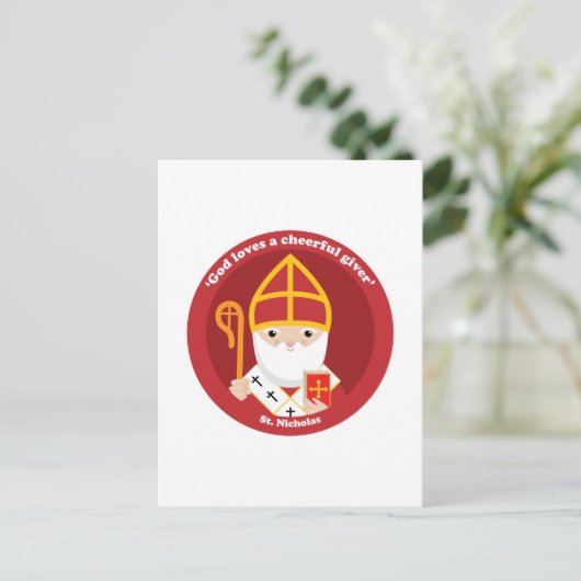 Carte Postale St. Nicolas (Debout devant)