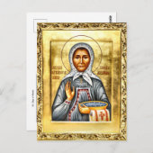 Carte Postale St. Olga of Alaska Orthodox Christian Icon (Devant / Derrière)