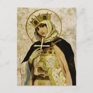 Carte Postale "St Olga" par Mikhaïl Nesterov