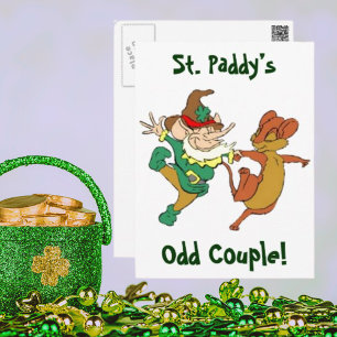 Carte Postale St. Paddy's Odd Couple