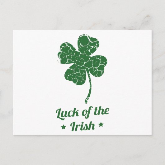 Carte Postale st patrick malheureux (Devant)