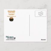 Carte Postale St patrick - Pot d'or - Bulldog (Dos)