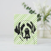 Carte Postale St patrick - St Bernard Silhouette (Debout devant)