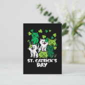 Carte Postale St Patricks Catricks Day Cats Saint Pattys (Debout devant)