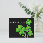 Carte Postale St. Patrick's Day Clover + vos idées (Debout devant)