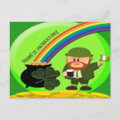 Carte Postale St. Patrick's Day End of Rainbow (Devant)