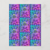 CARTE POSTALE ST. PATRICK'S DAY FOLK ART SHAMROCKS N'LADYBUGS (Devant)