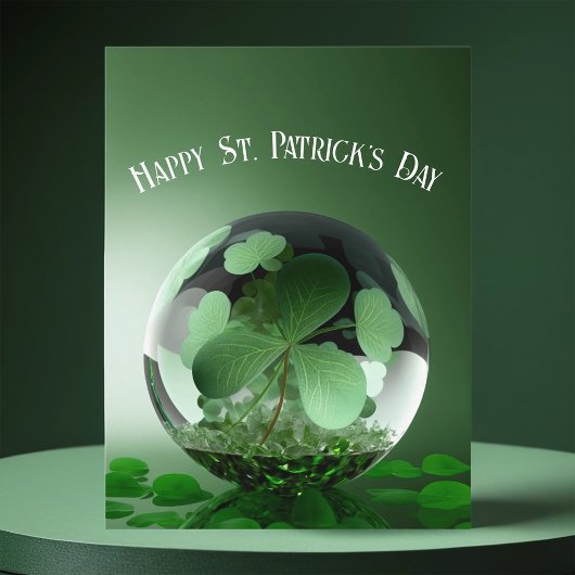 Carte Postale St. Patrick's Day Green World