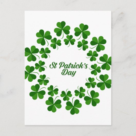 Carte postale St Patrick's day Holiday (Devant)