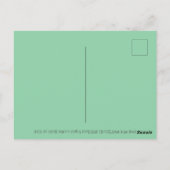 CARTE POSTALE ST. PATRICK'S DAY OWL, 4 HORLOGE LEPRECHAUN (Dos)