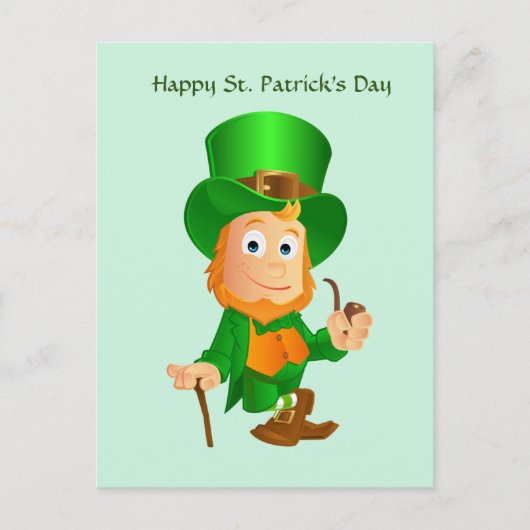 Carte postale St. Patrick's Leprechaun Holiday (Devant)