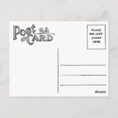 Carte Postale St Patrick's vintage (Dos)