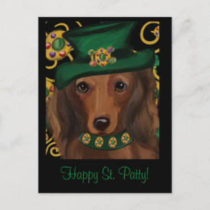 Carte Postale St. Patty Doxie