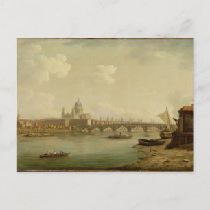 Carte Postale St. Paul's and Blackfriars Bridge, Londres, vers 1