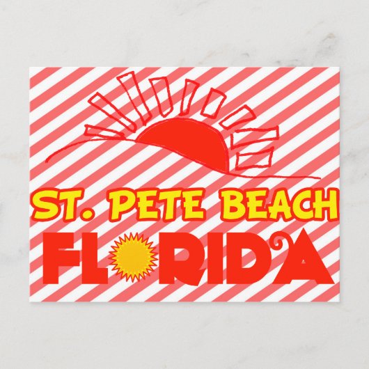 Carte Postale St. Pete Beach, Floride (Devant)