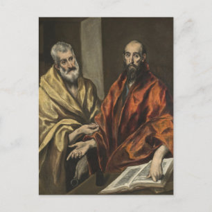 Carte Postale St Peter et St Paul c.1605-8 (Huile sur toile)