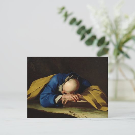 Carte Postale St. Peter ou St. Jerome Sleeping, c.1735-39 (Debout devant)