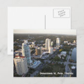 Carte Postale St Petersburg du centre, la Floride (Devant / Derrière)