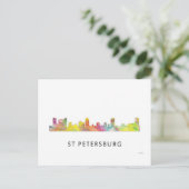 CARTE POSTALE ST PETERSBURG FLORIDA SKYLINE WB1 - (Debout devant)