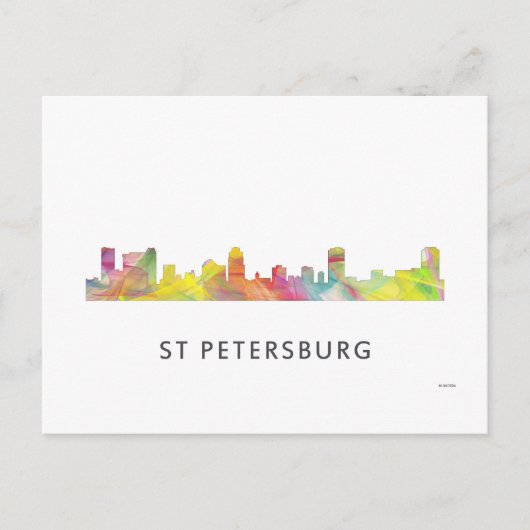 CARTE POSTALE ST PETERSBURG FLORIDA SKYLINE WB1 - (Devant)