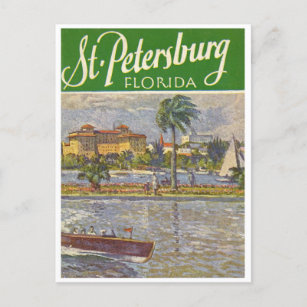 Carte Postale St. Petersburg Florida vintage 1926