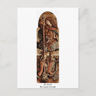 Carte Postale St. Roch Par Carlo Crivelli