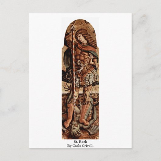 Carte Postale St. Roch Par Carlo Crivelli (Devant)