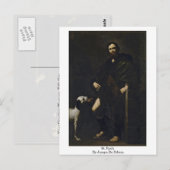 Carte Postale St. Roch Par Jusepe De Ribera (Devant / Derrière)